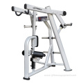 Indoor gym plate loaded iso-lateral high row machine